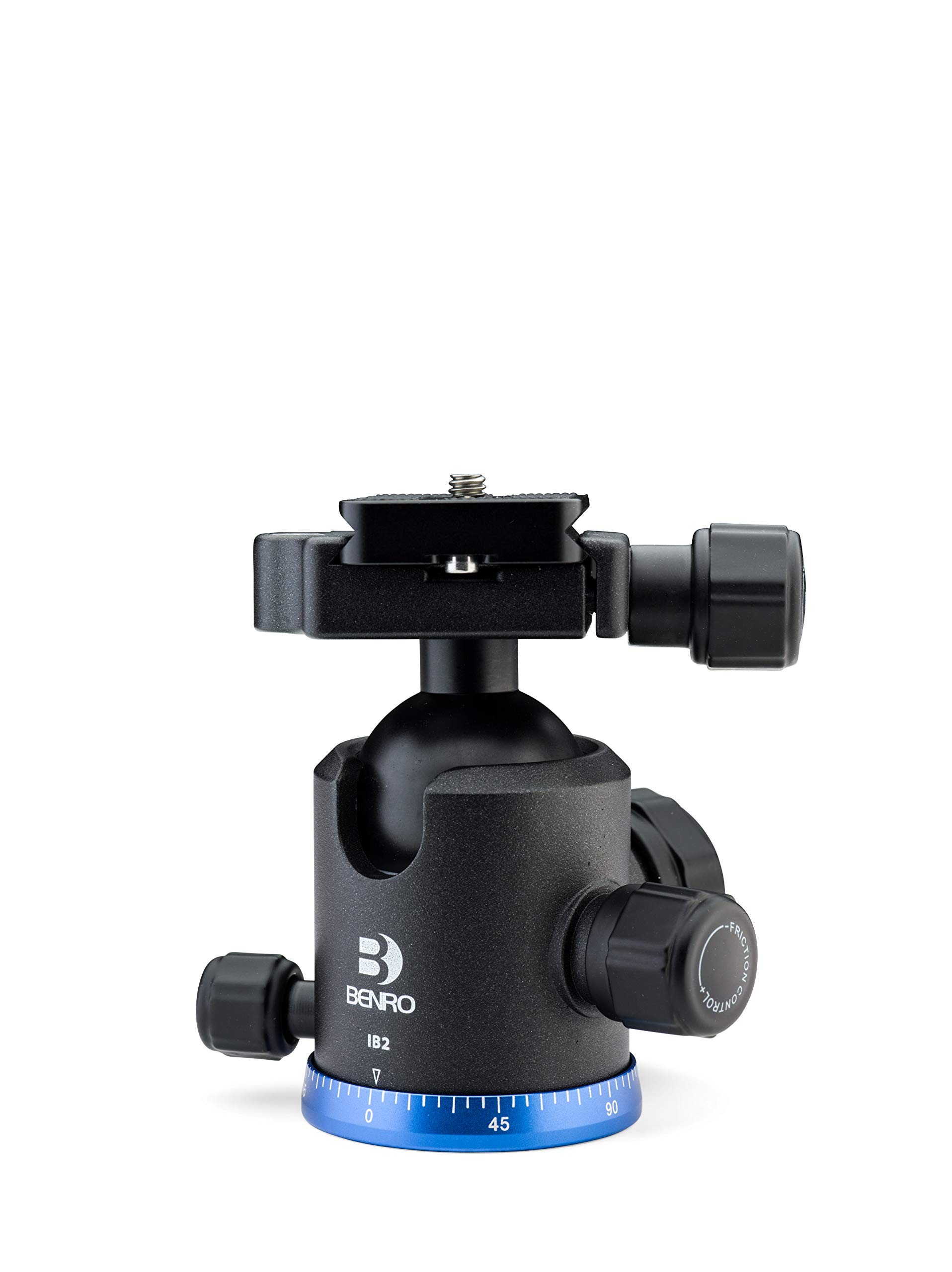 Benro IB2 Triple-Action Ball Head – Arca-Compatible Quick Release, Independent Pan Lock, Friction Control, Smooth Precision Movement for Tripods & Professional Photo Setups (IB2)