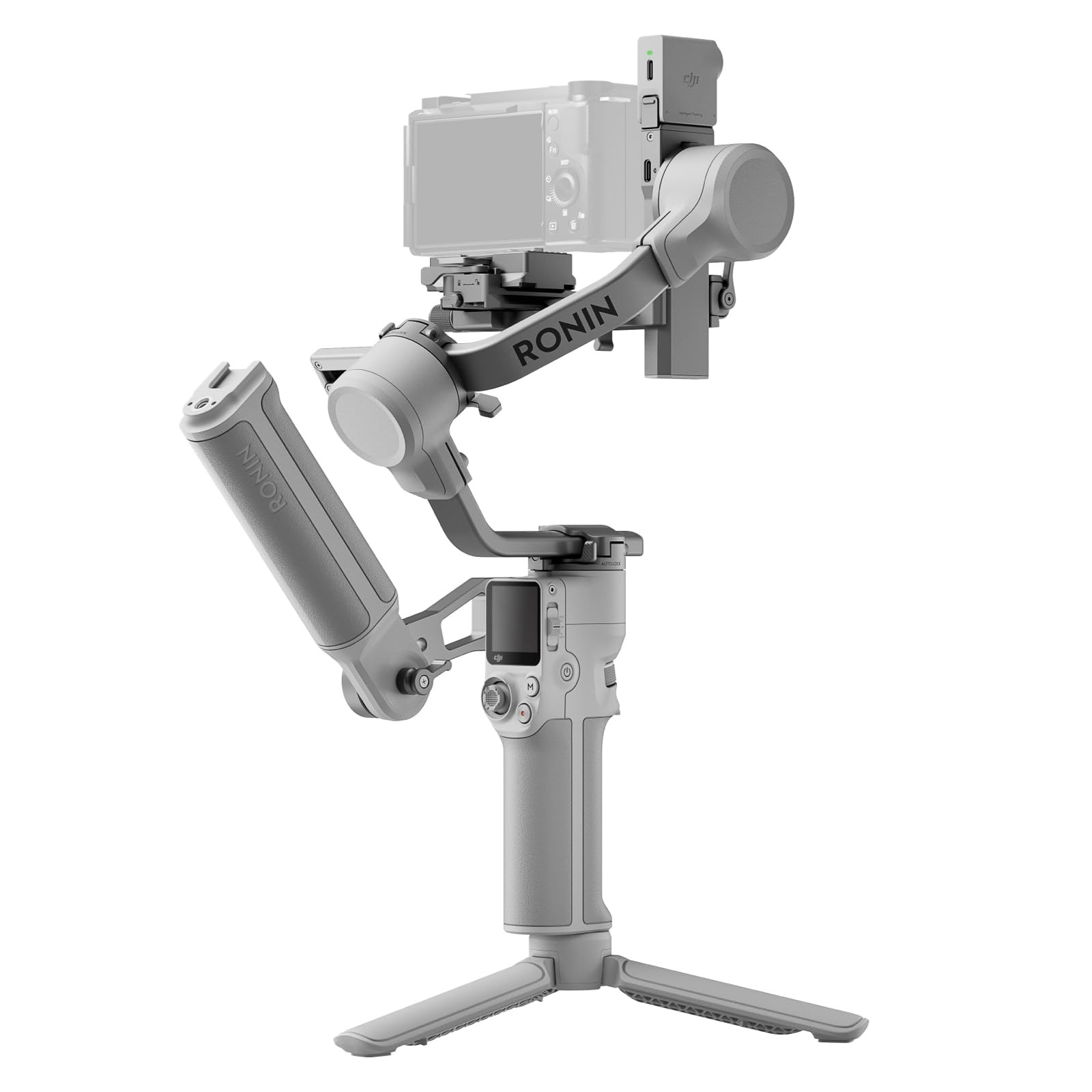 DJI RS 4 Mini Combo, Gimbal Stabilizer for Cameras Canon/Sony/Panasonic/Nikon/Fujifilm, Auto Axis Locks, Intelligent Tracking, 2kg/4.4lbs Payload, Camera Gimbal, Camera Stabilizer, Briefcase Handle