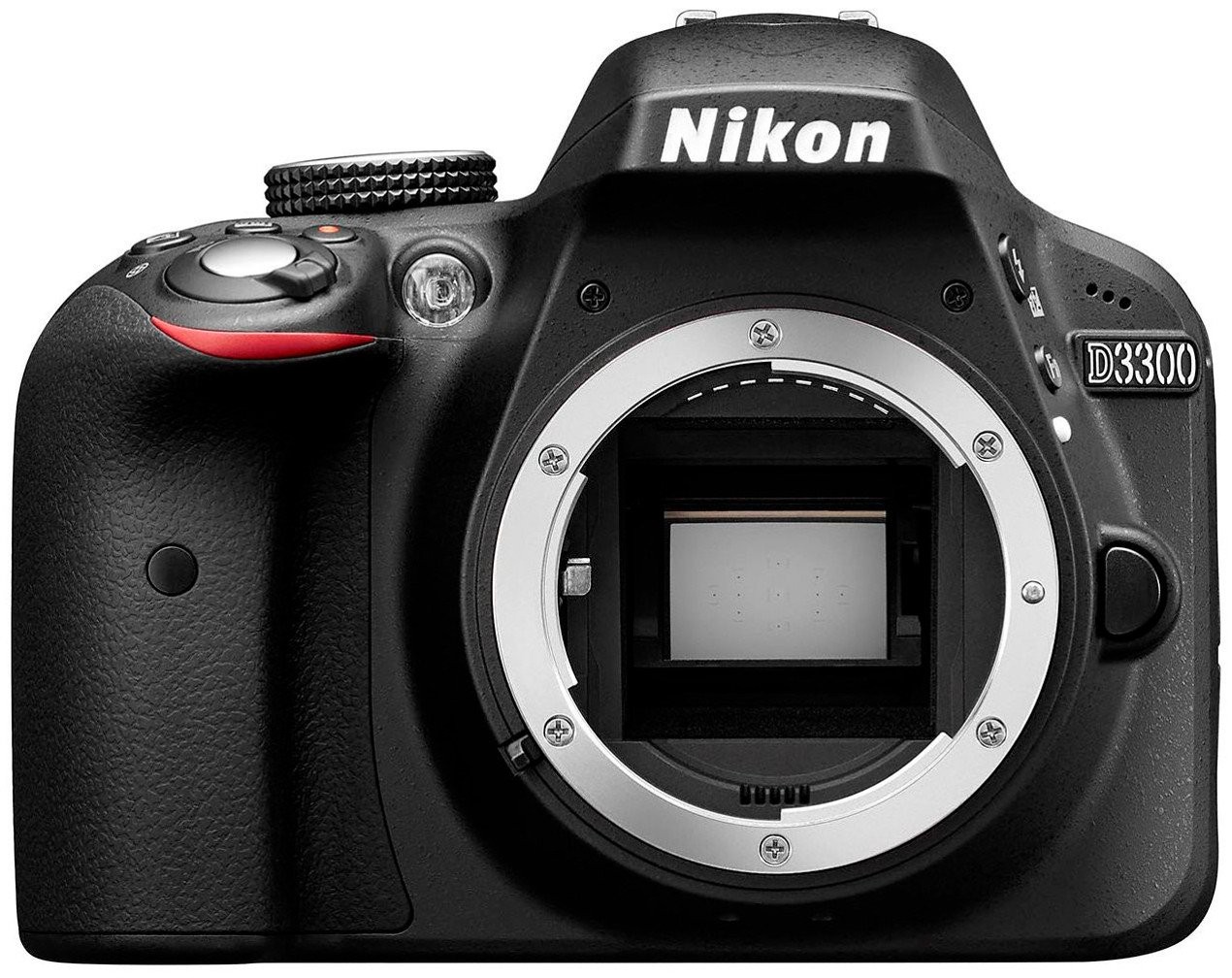Nikon D3300 DSLR 24.2 MP HD 1080p Camera Body - Black