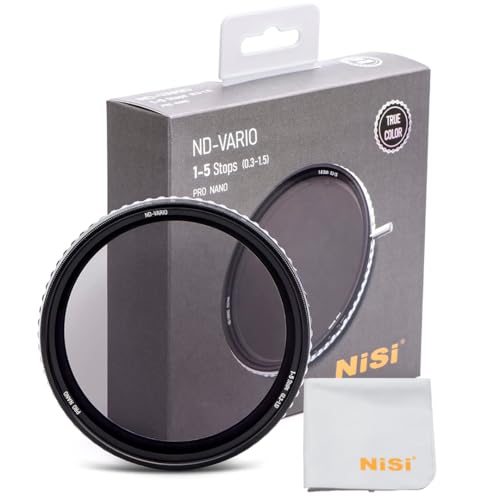 NiSi Swift Variable ND Filter, True Color, Nano Coated - 77mm, with Cloth