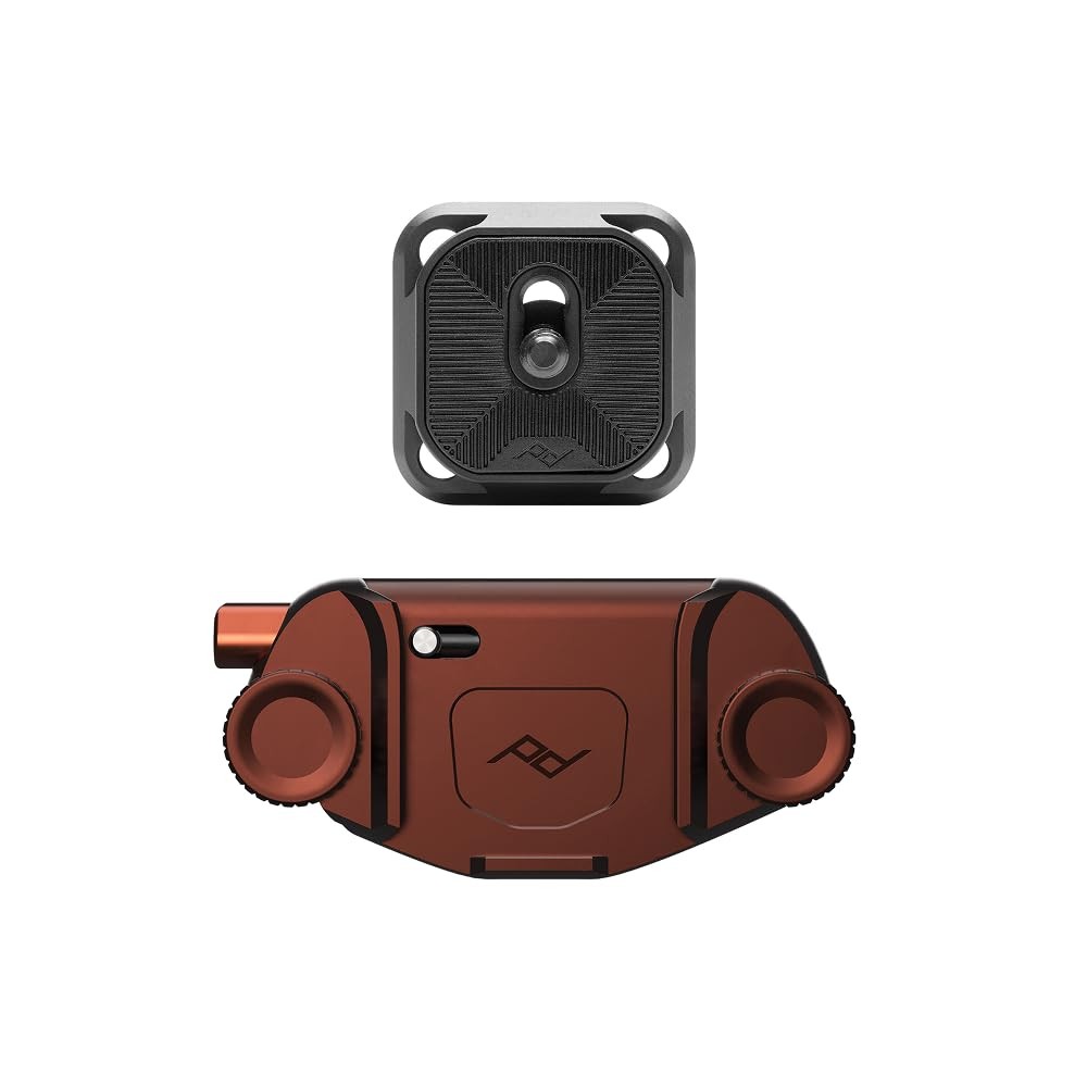 Peak Design Capture Camera Clip V3, Eclipse with Plate, Holds DSLR, Compact and Point and Shoot Bodies, Secure, Stable and Accessible, Attaches to Straps and Belts, Quick Release, 200 lb Capacity