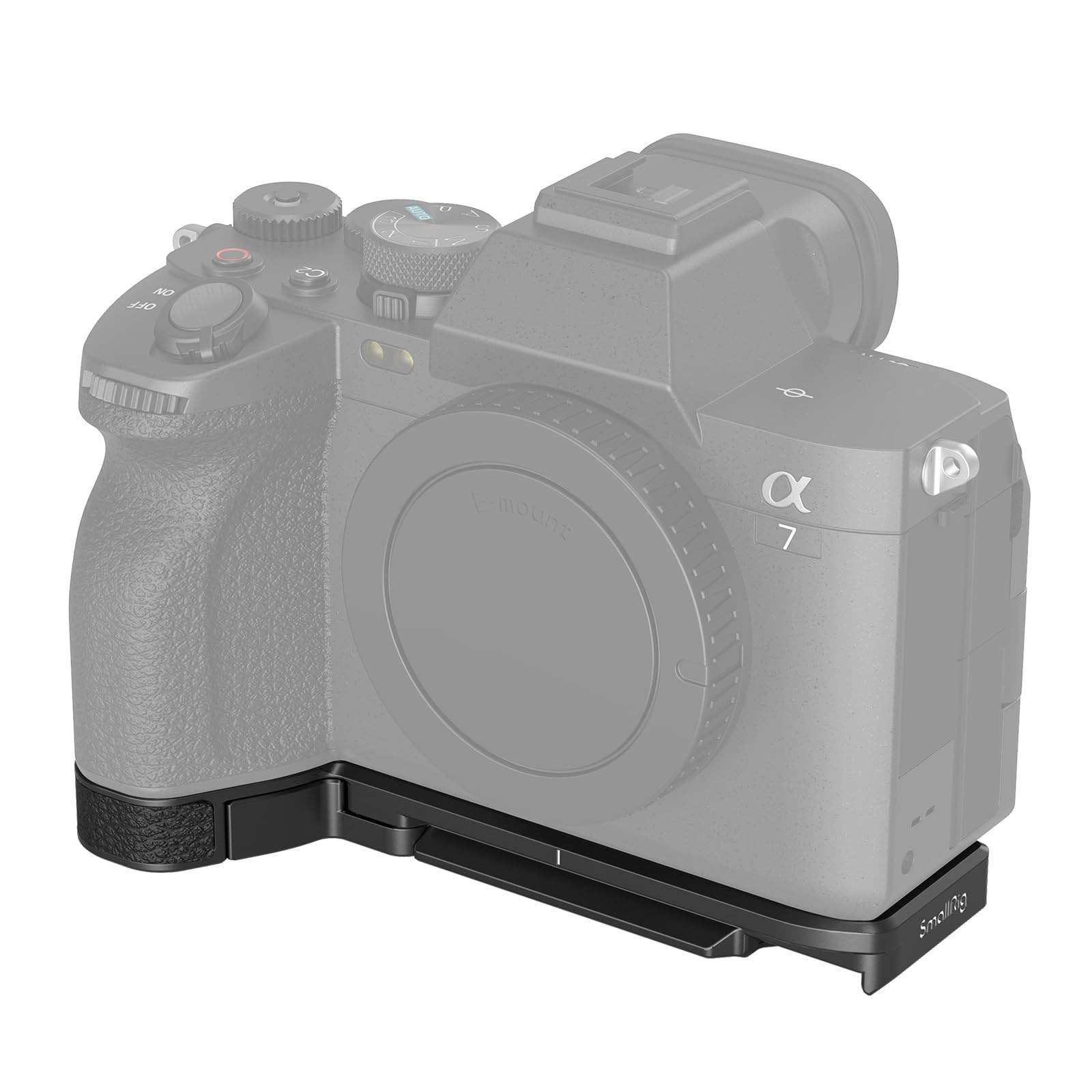 SMALLRIG Baseplate for Sony A7 V / A7R V / A7 IV, Bottom Mount Plate with Quick Release Plate for Arca, QD Interface, Anti-Scratch & Anti-Deflection - 3666B