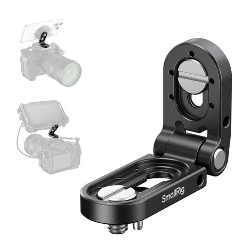 SMALLRIG Foldable Mini L-Shaped Plate w/ 1/4"-20 Screw & Removable Pin