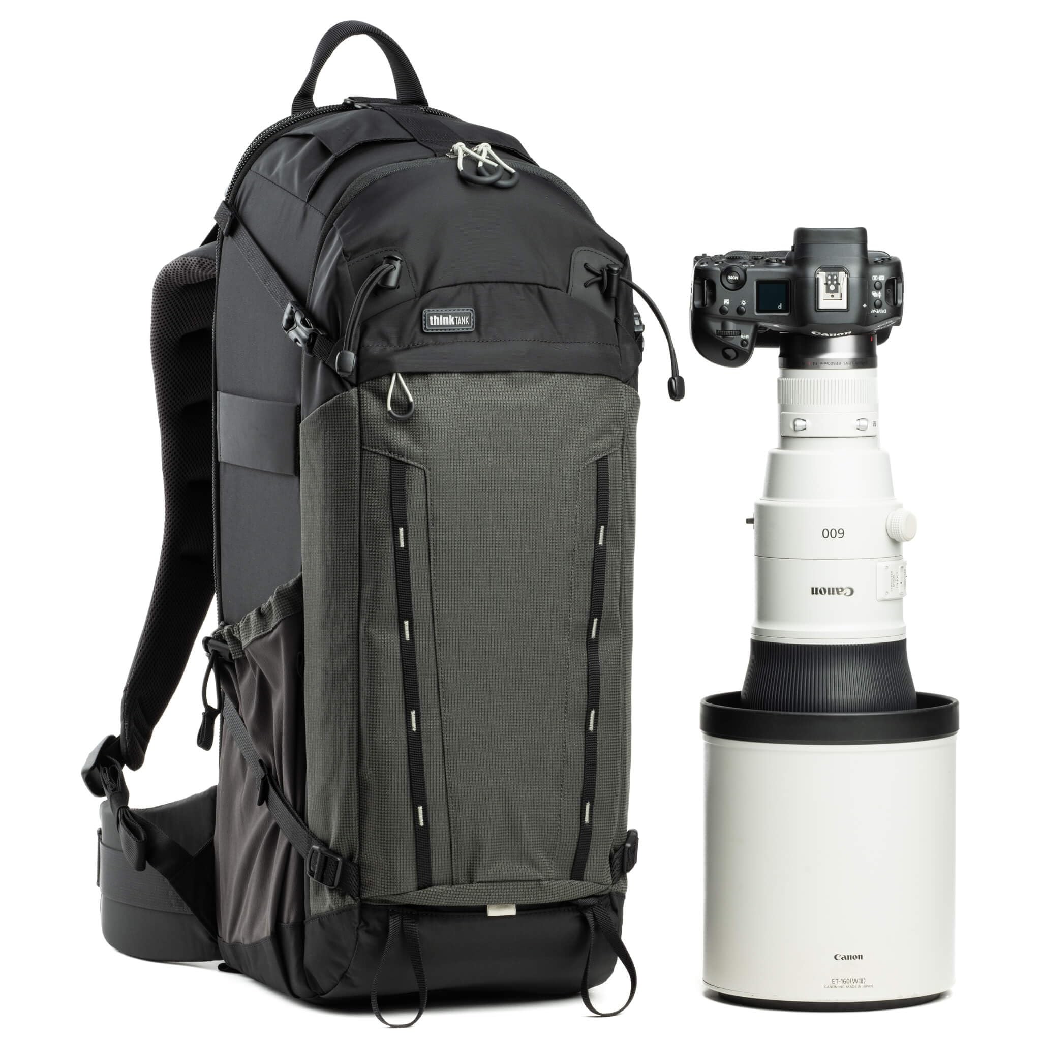 Think Tank BackLight Long Lens Backpack for Cameras with Super Telephoto Lenses - Slate Black
