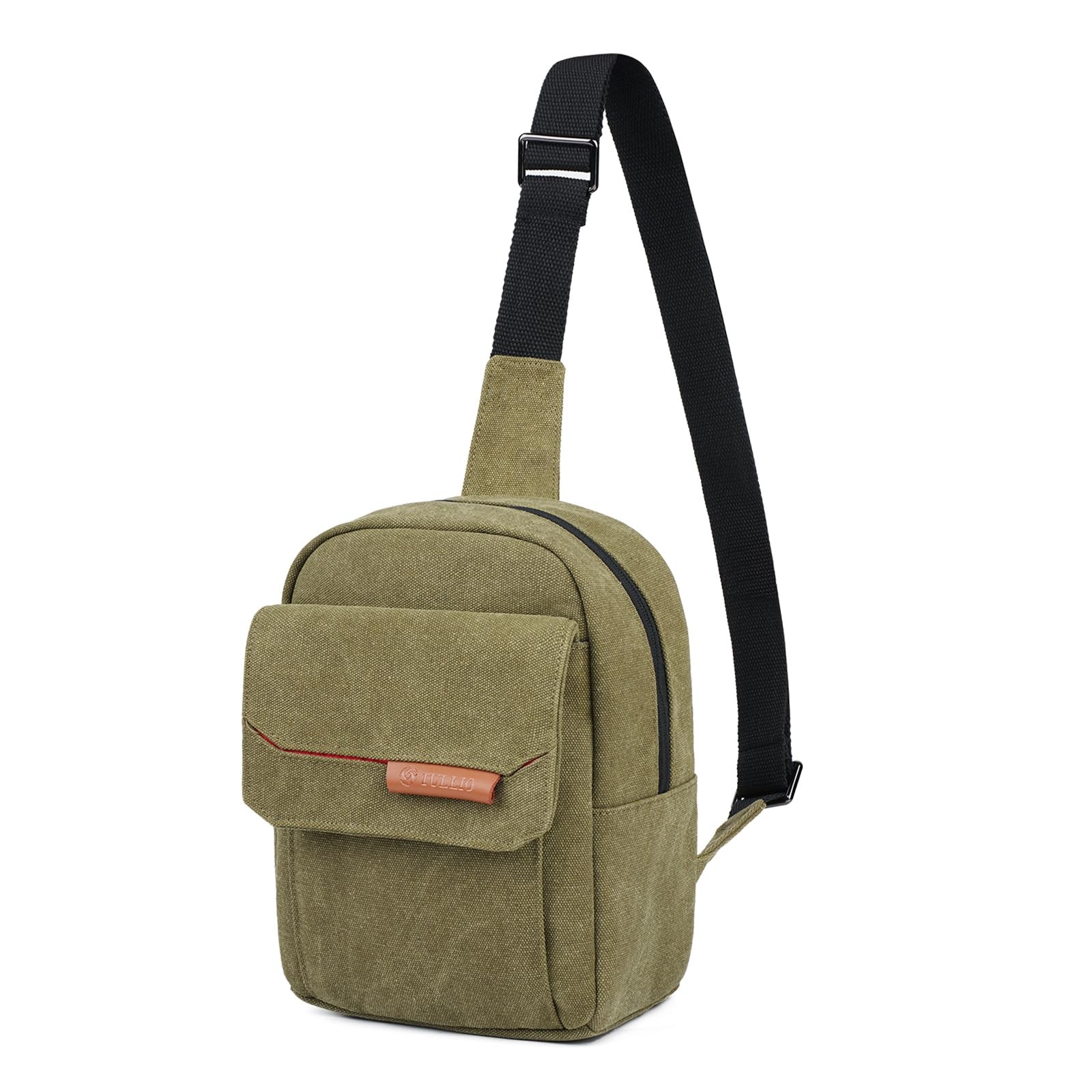 TULLIO Small Camera Bag, Lightweight Camera Sling Bag Waterproof DSLR/Mirrorless Crossbody Case with Rain Cover Everyday Shoulder Photgraphy Bag for Photographers