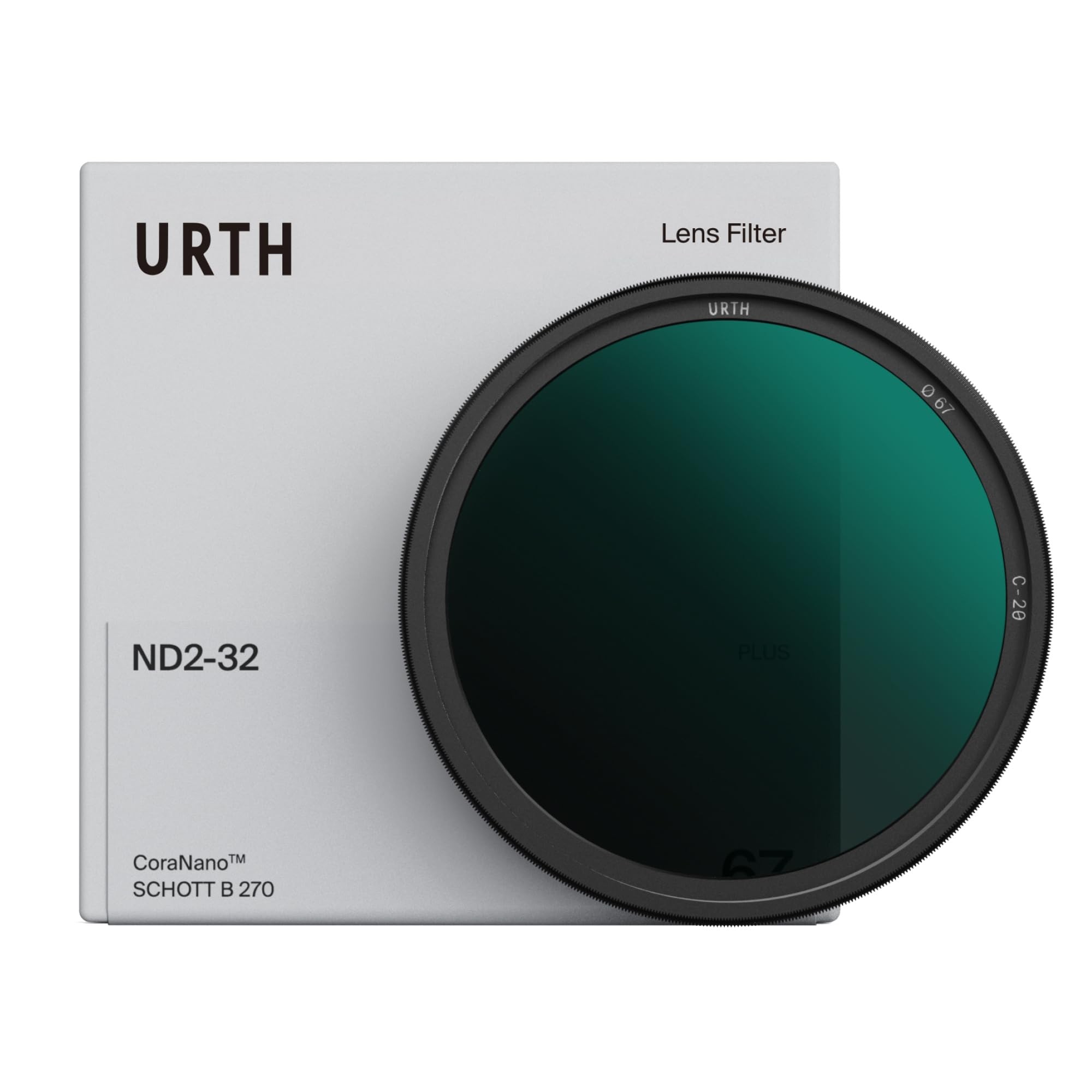 Urth 77mm ND2-32 Variable ND Lens Filter (Plus+) — 1-5 Stop Range, Ultra-Slim 20-Layer Nano-Coated Neutral Density Filter for Cameras