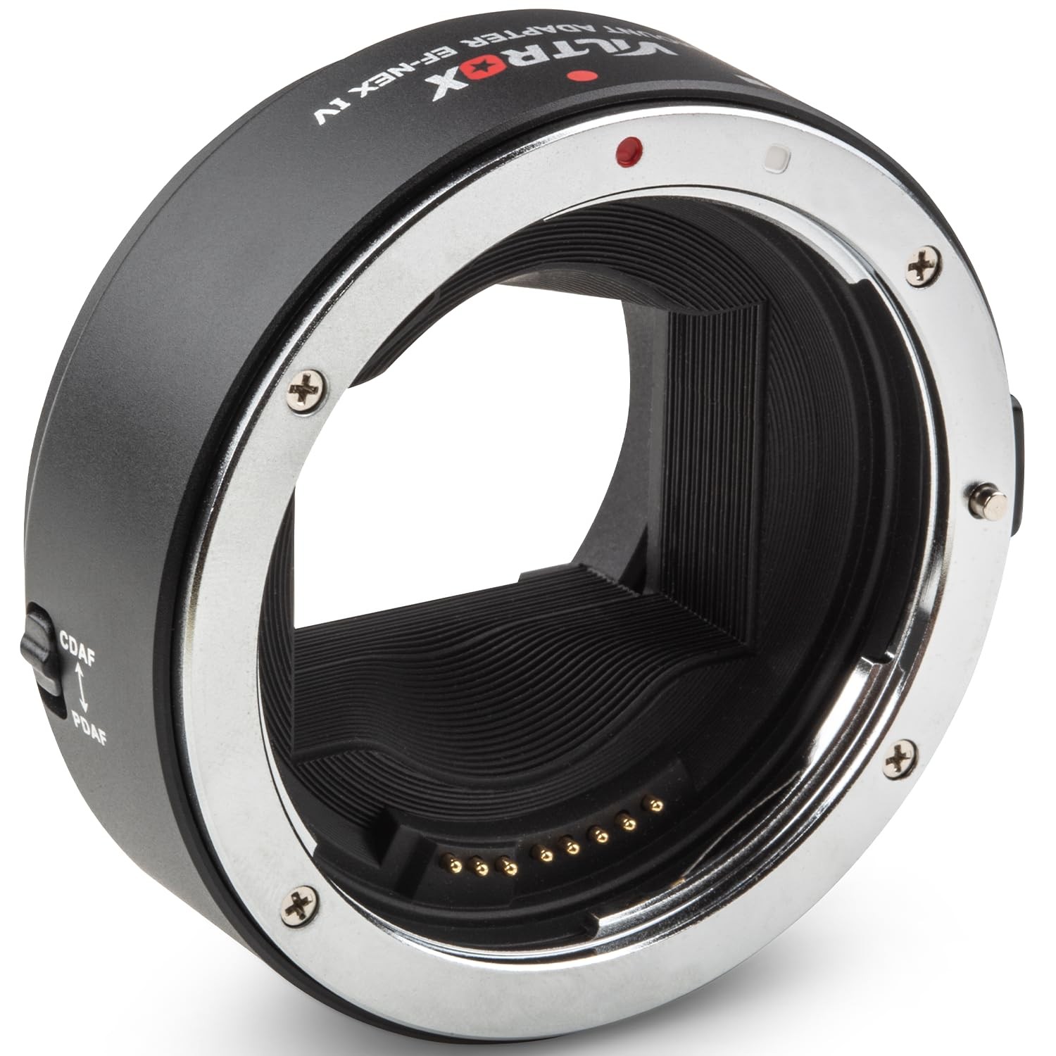 VILTROX EF-NEX IV Lens Adapter EF/EF-S Lens to E-Mount Auto Focus Lens Adapter Ring for Canon EOS EF/EF-S Lens to Sony E Mount Cameras A9 A9II A7IV A7III A7R A7 A6700 A6600 A6000 NEX-VG30 NEX-EA50